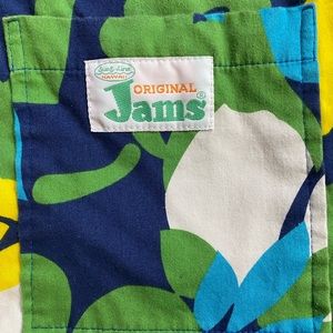 JAMS WORLD - original staple from the 80’s - from Hawaii FLORAL SHORTS NWOT